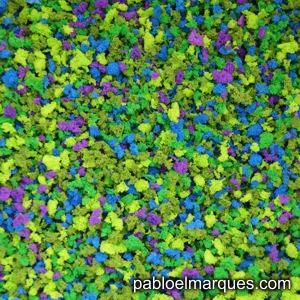 J-02 Jardín: flores azules